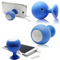 Silicone Bluetooth Speaker W/Phone Stand